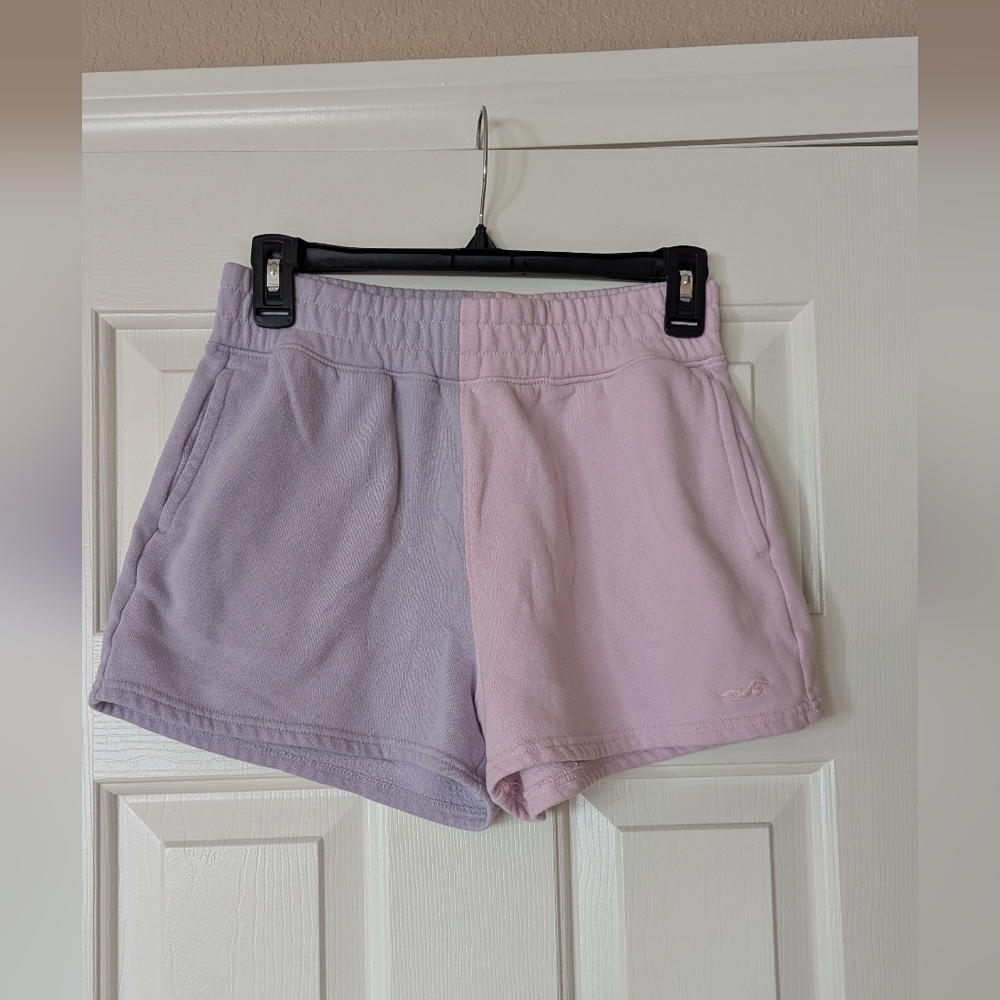 Two-Tone Lavender & Light Pink Women's Lounge Shorts